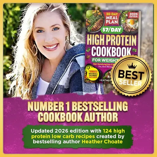 High Protein Cookbook: 124+ Easy Low-Carb Recipes with a 30-Day Meal Plan