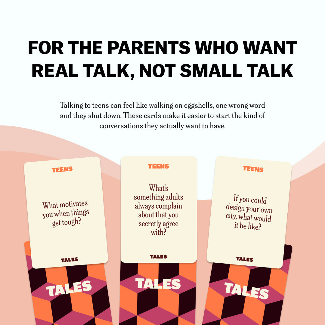 TALES Teens Edition Card Game - Reconnect. Listen. Grow together.
